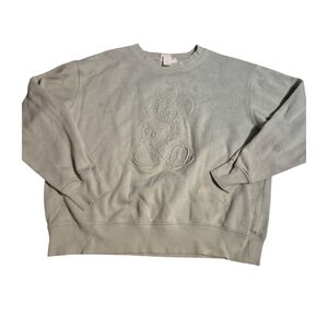 Mockery Mouse Light Gray Crewneck Sweater